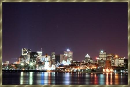 Montréal la nuit.